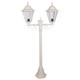 Turin Twin Head Short Post Light - Beige Finish / B22 Turin Twin Head Short Post Light - Beige Finish / B22